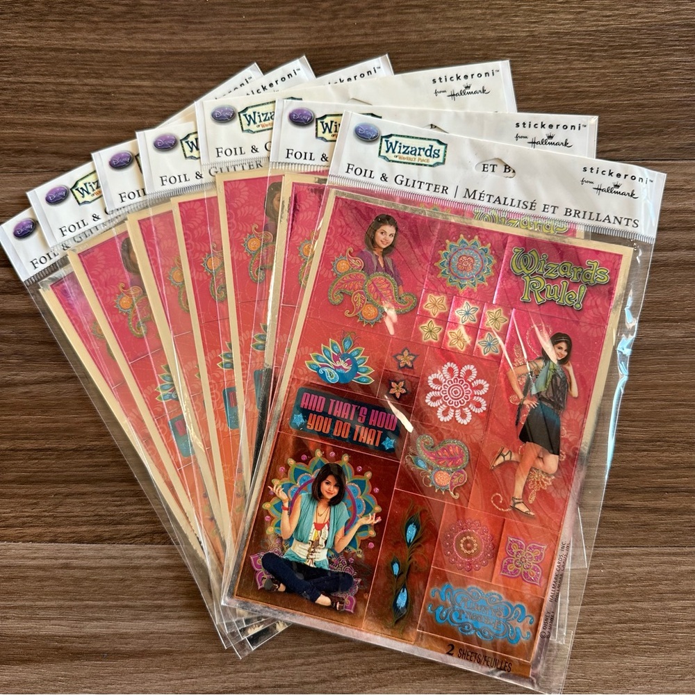 New Hallmark Wizards of Waverly Place Stickers lot (7)